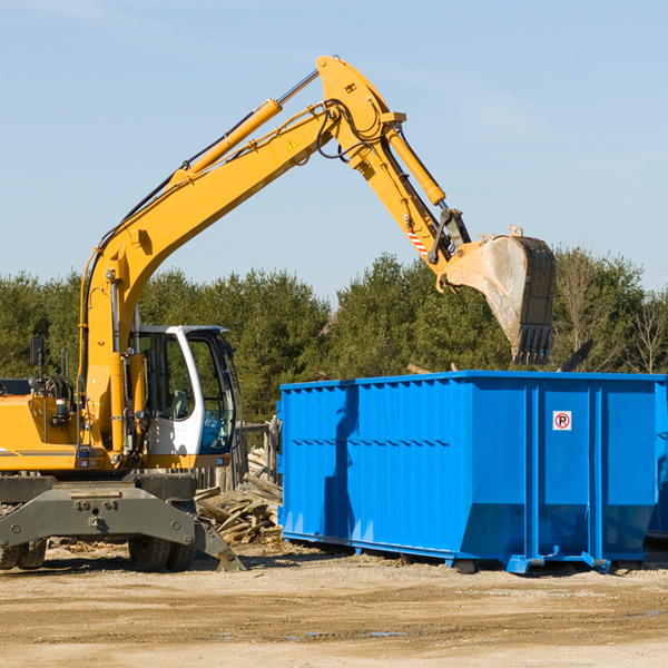 are there any restrictions on where a residential dumpster can be placed in Bardonia NY